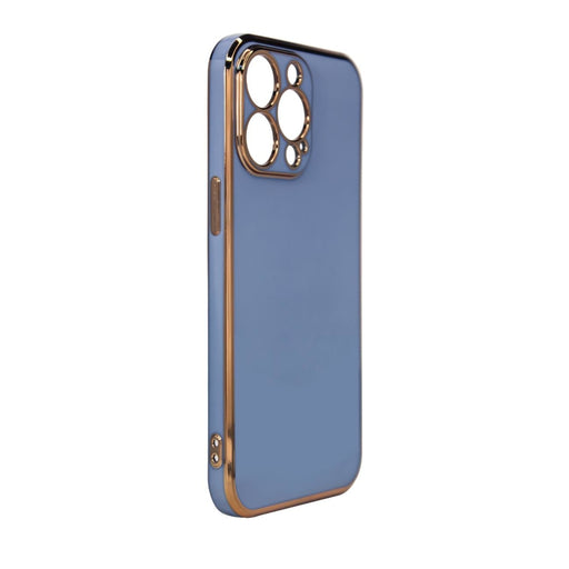 Кейс Lighting Color за iPhone 12 с гел рамка сив