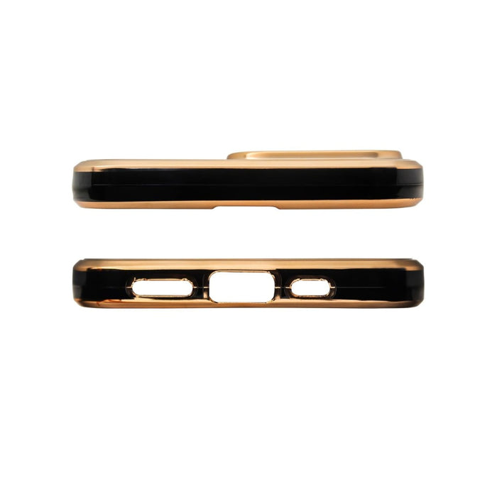 Кейс Lighting Color за iPhone12 Pro Max с гел рамка черен