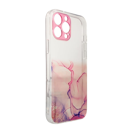 Кейс Marble за iPhone 12 розов