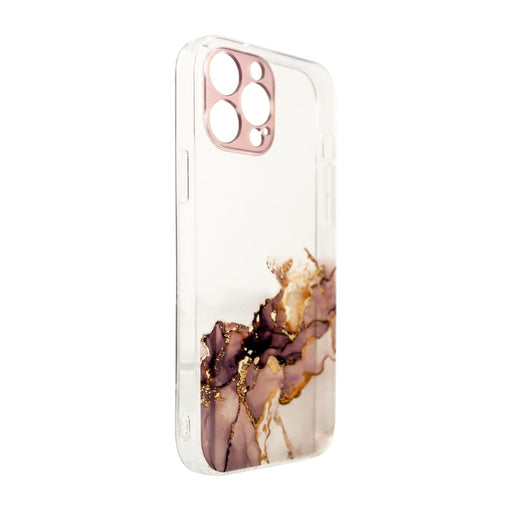 Кейс Marble за iPhone 12 кафяв