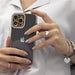 Дизайнерски кейс за iPhone 12 Gold с гел рамка червен