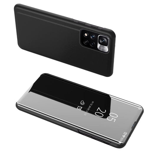 Прозрачен флип кейс за Realme 9 Pro + (9 Plus) черен