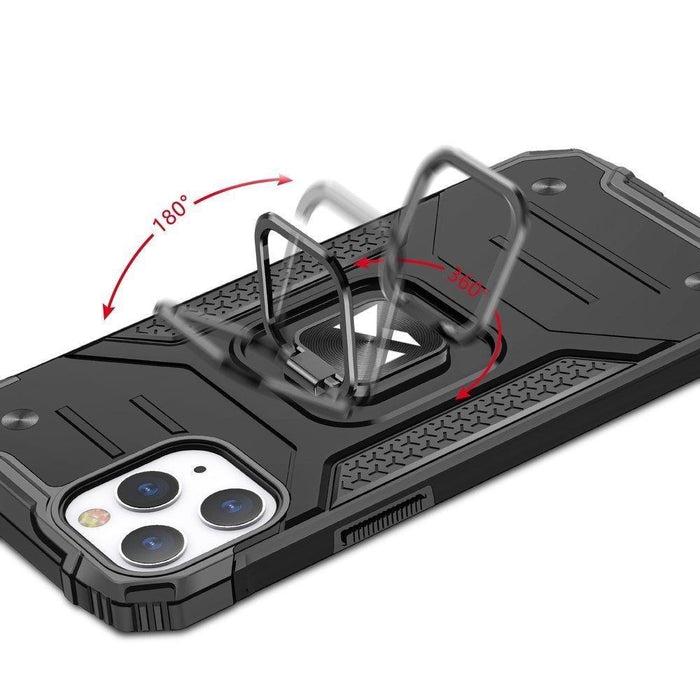 Кейс Wozinsky Ring Armor за iPhone 14 Pro сребрист