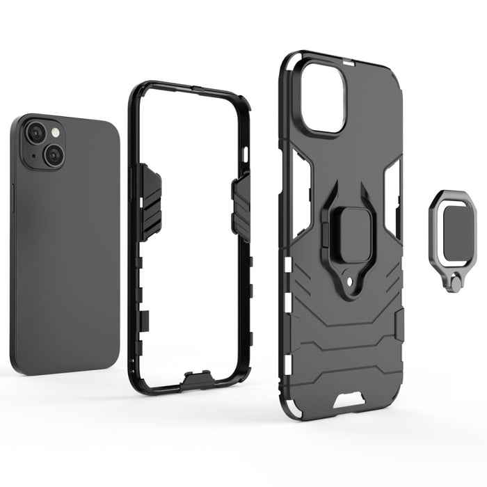 Кейс HQWear Ring Armor за iPhone 14 Pro Max черен