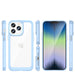Кейс Outer Space за iPhone14 Pro Max твърд с гел рамка син