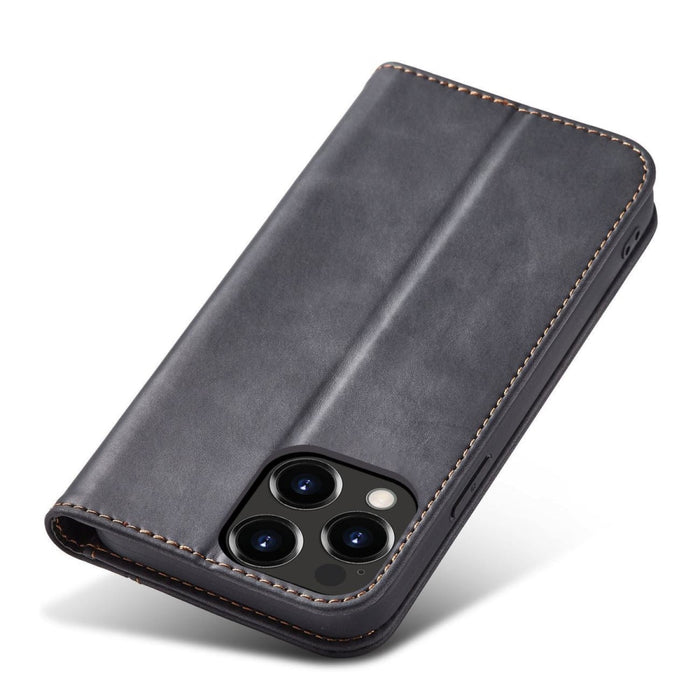 Калъф с отделение за карти Magnet Fancy Case iPhone 14 черен
