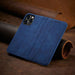 Калъф с отделение за карти Magnet Fancy Case iPhone 14 син