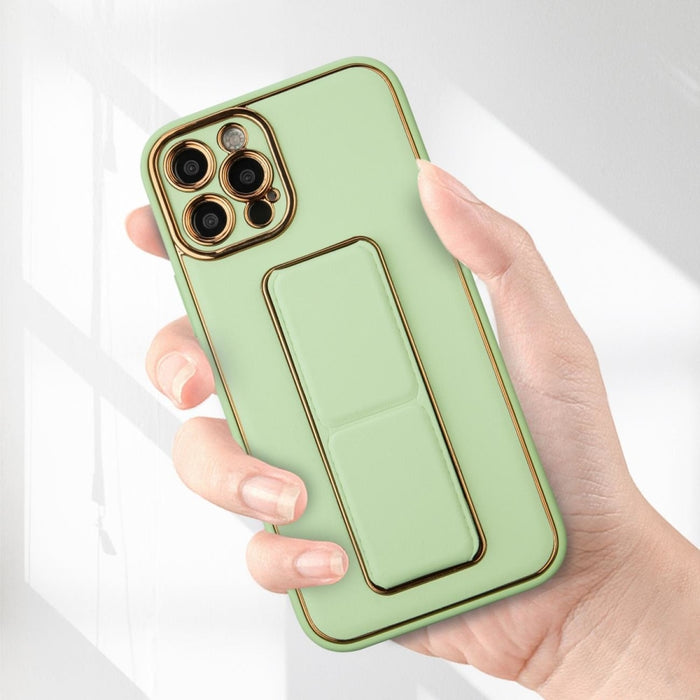 Кейс New Kickstand за iPhone 13 Pro със стойка зелен