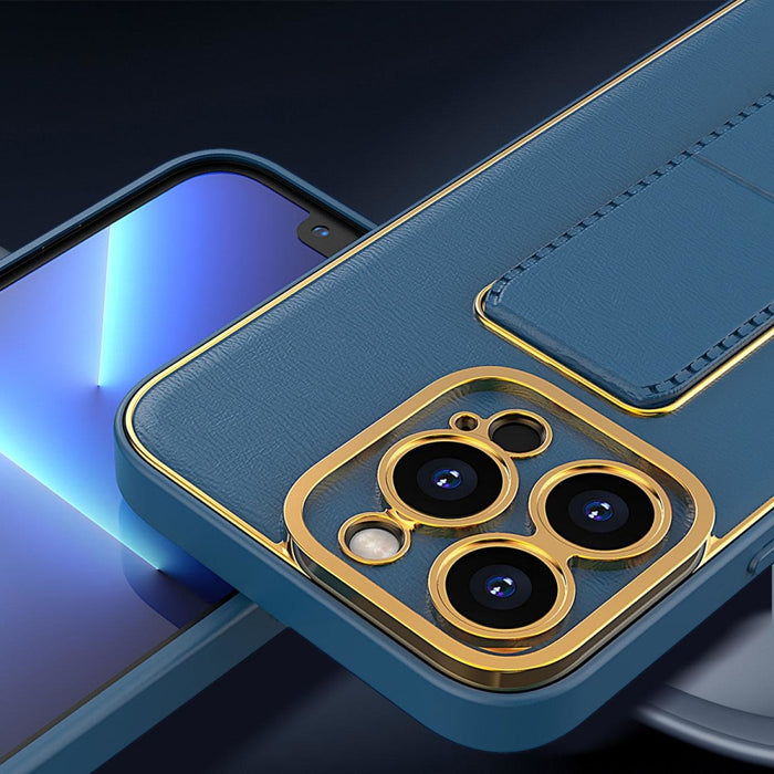 Кейс New Kickstand за iPhone 12 case със стойка черен