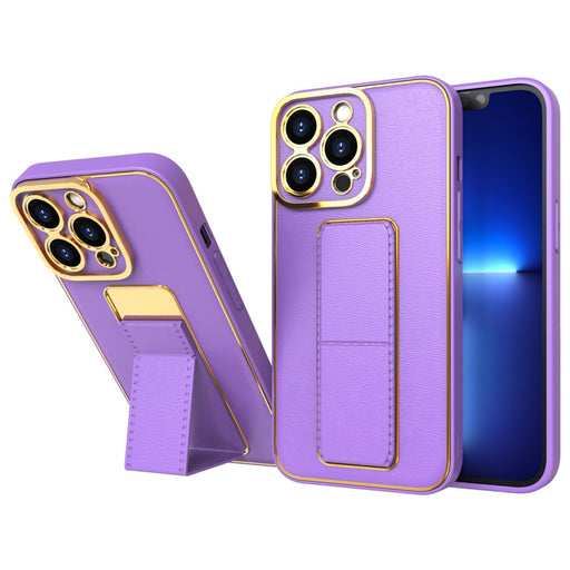 Кейс New Kickstand за iPhone 12 Pro със стойка лилав