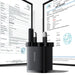 Зарядно устройство Baseus 3x USB 17W UK plug Черен