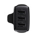Зарядно устройство Baseus 3x USB 17W UK plug Черен