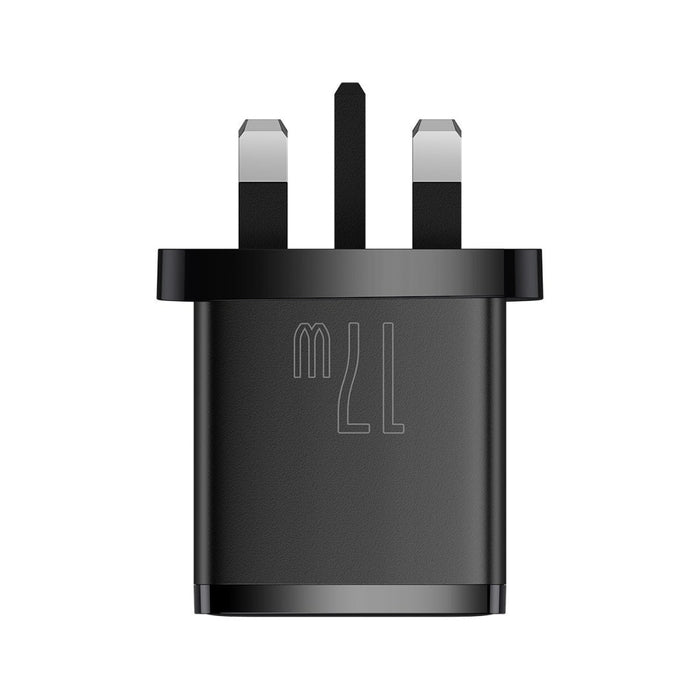 Зарядно устройство Baseus 3x USB 17W UK plug Черен