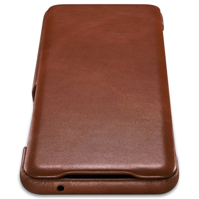 Кожен калъф iCarer Curved Edge Vintage Folio