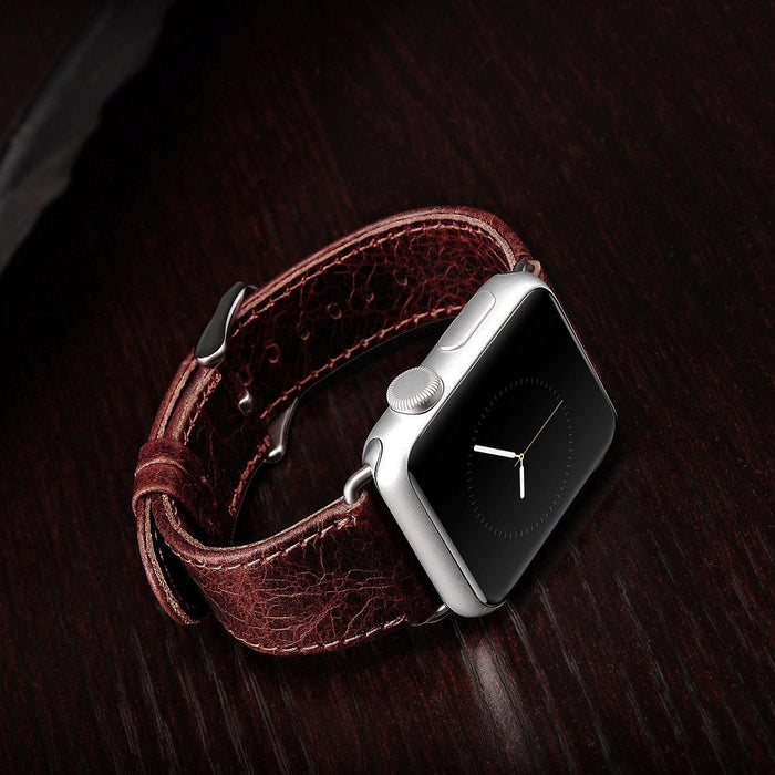 Кожена каишка iCarer за Apple Watch