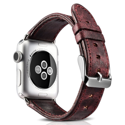 Кожена каишка iCarer за Apple Watch