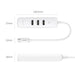 Ugreen HUB 4in1 USB Type C - 3x A 3.1 Gen 1 RJ45 PD бял