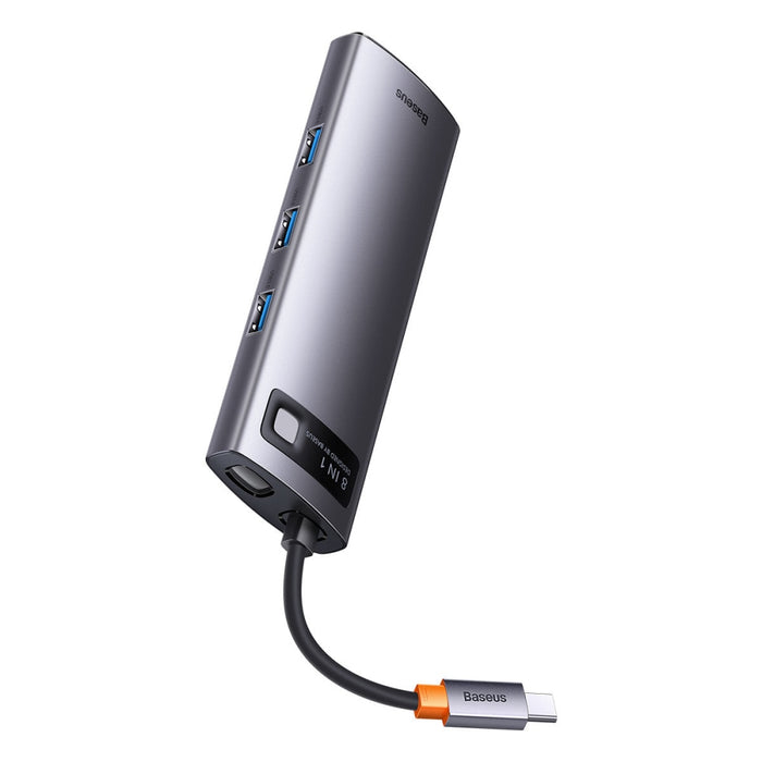 Хъб 8в1 Baseus Metal Gleam USB - C към 1 x HDMI / 3