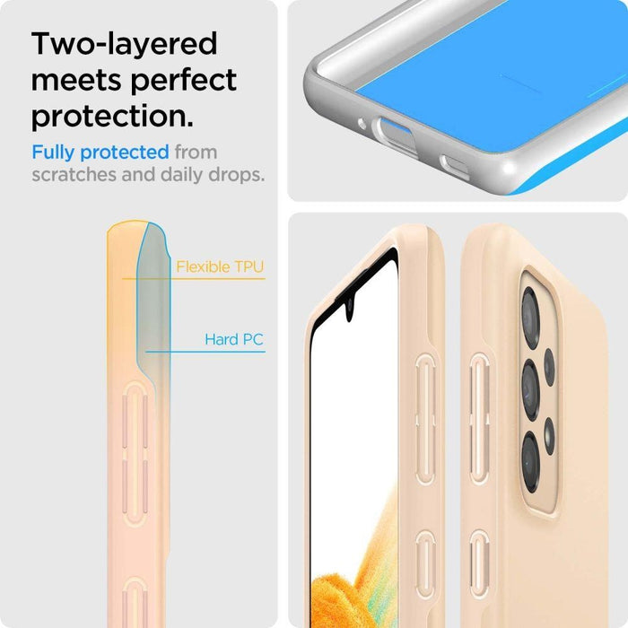 Кейс Spigen THIN FIT за Galaxy A33 5G COTTON PEACH
