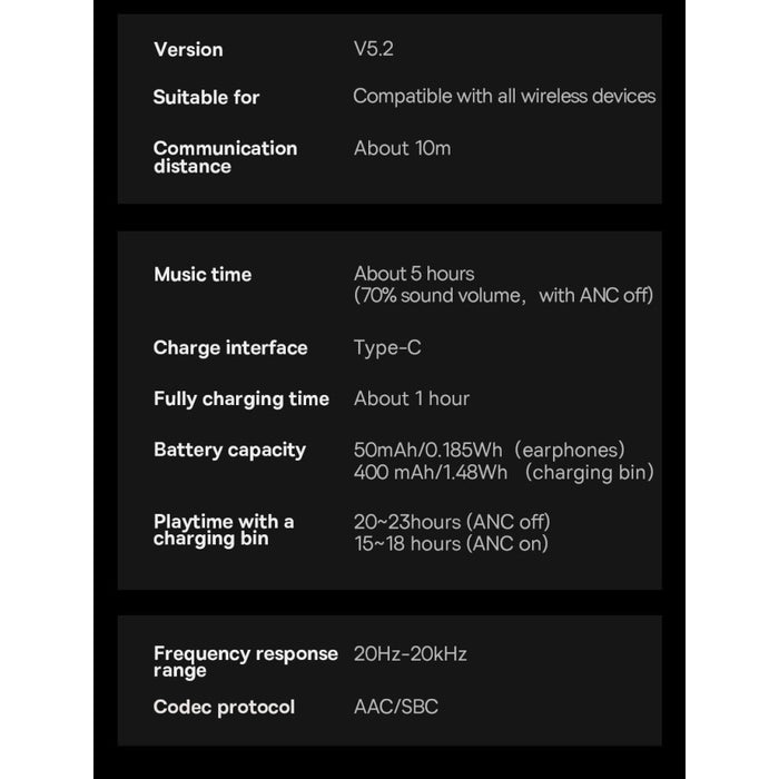 Безжични слушалки Baseus Storm 1 Bluetooth