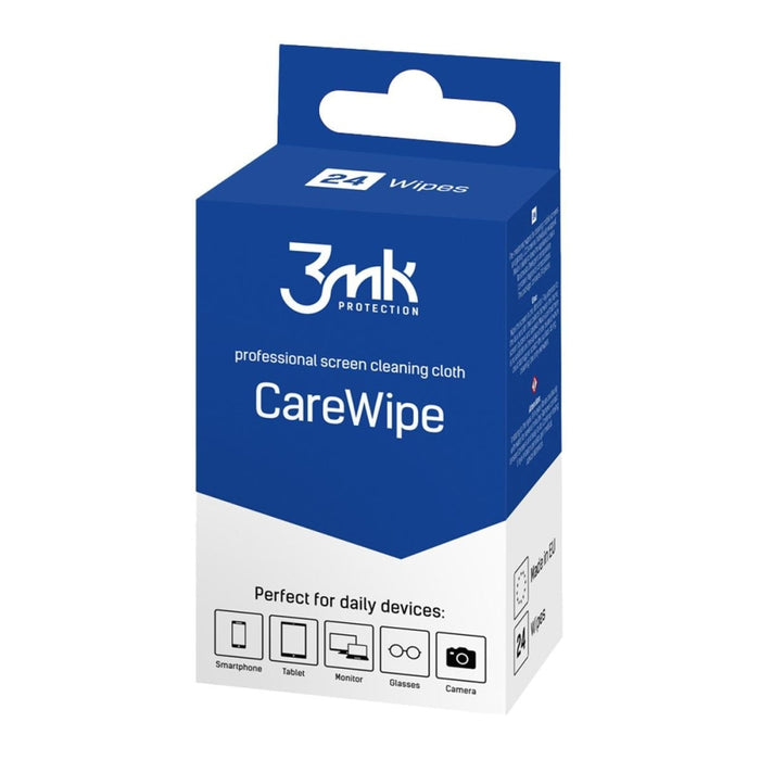 Кърпа за почистване на екрани / очила 3mk CareWipe