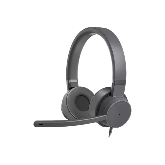 Слушалки LENOVO Go ANC USB - C 107 dB + / - 3dB 40mm 2m сиви