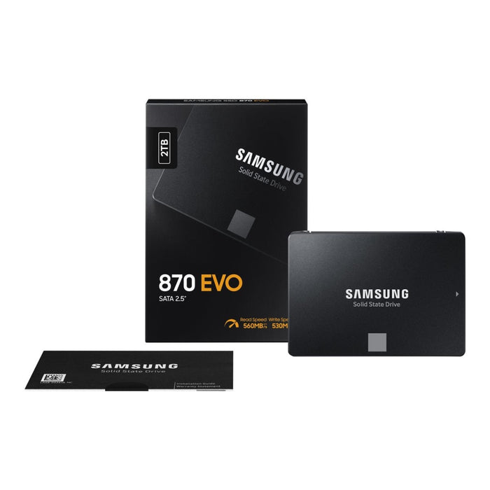 SAMSUNG SSD 870 EVO 2TB 2.5inch SATA 560MB/s read 530MB/s