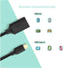Кабел OTG USB - C Male To USB 3.0 A Female UGREEN 15cm