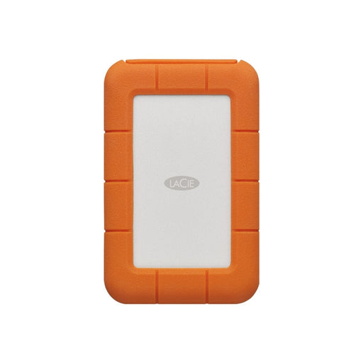 Lacie 2TB Rugged USB - C - Silver/Orange