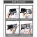 Адаптер за монтиране на екшън камера HQWear за Osmo Mobile 