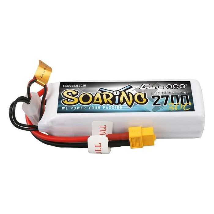 Акумулаторна батерия Gens Ace Soaring 2700mAh 11.1V 30C 3S1P