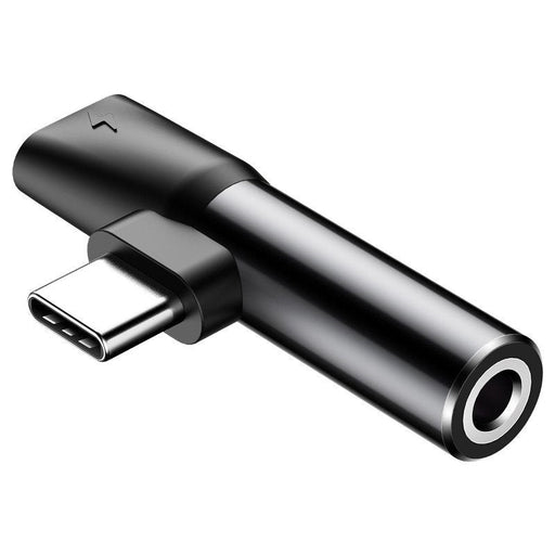 Аудио адаптер Baseus L41 USB-C към мини жак 3.5mm + USB-C