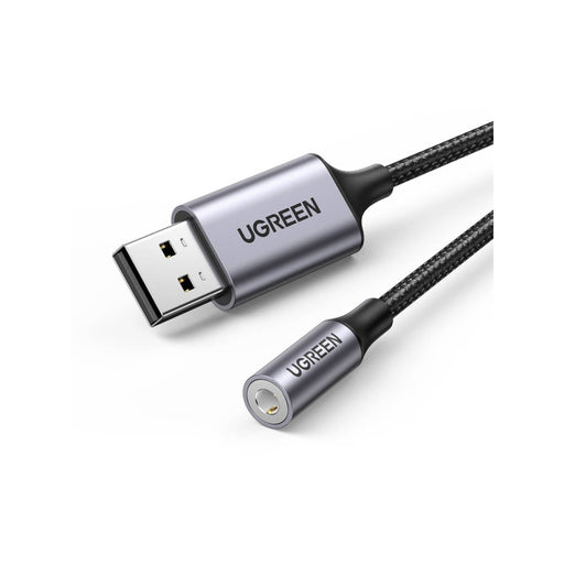 Аудио адаптер UGREEN CM477 USB към мини жак 3.5mm AUX