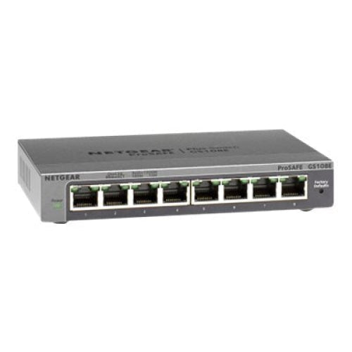 NETGEAR ProSafe Smart Managed Plus Switch - GS108Ev3 8