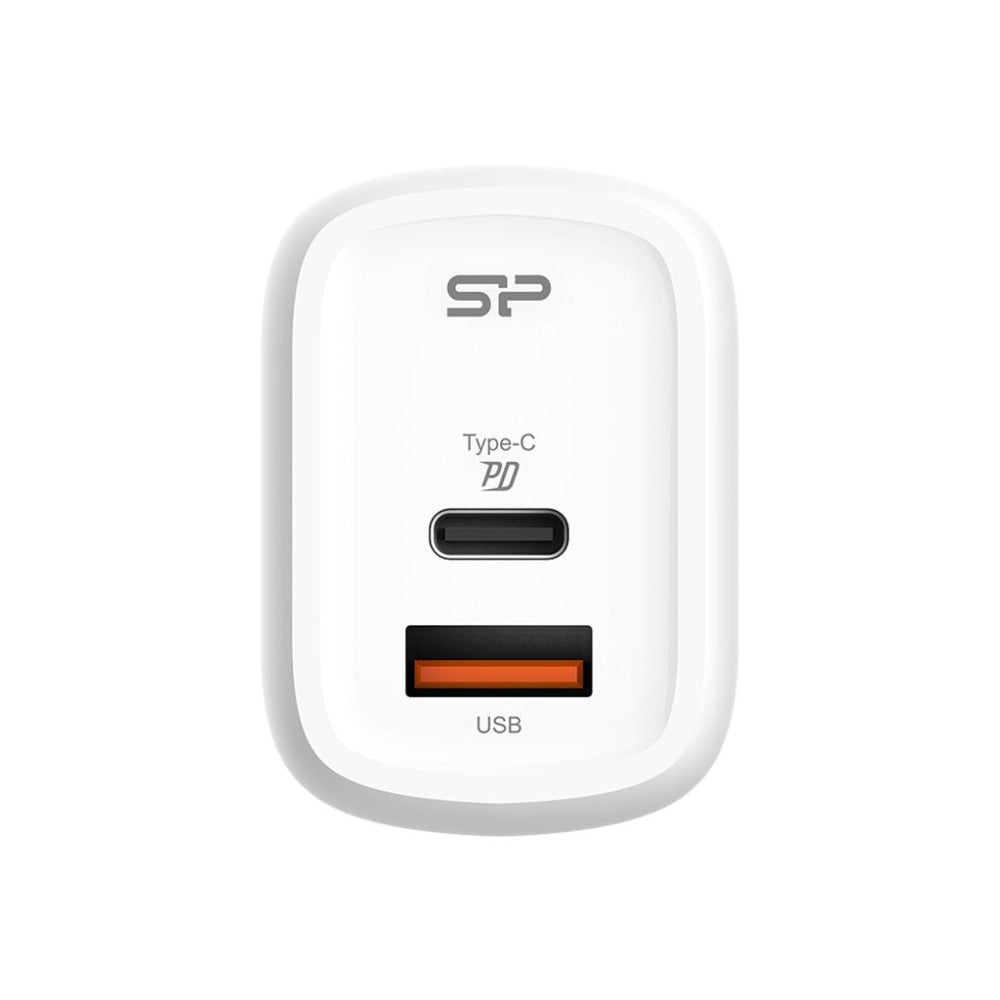 Адаптер SILICON POWER QM25 30W USB Type - A USB Type - C бял