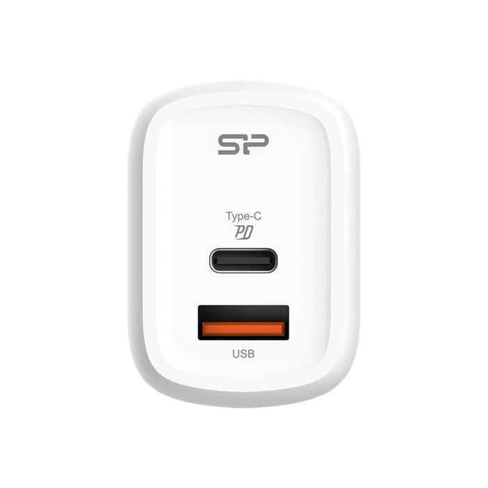 Адаптер SILICON POWER QM25 30W USB Type - A Type - C бял
