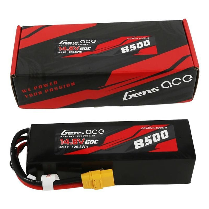 Батерия Gens Ace 8500mAh 14.8V 60C 4S1P XT90