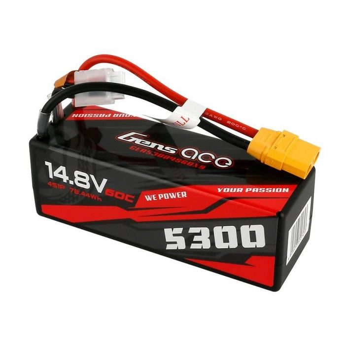 Батерия Gens Ace Bashing 5300mAh 14.8V 60C 4S1P XT90