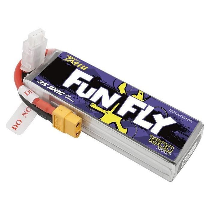 Батерия Tattu Funfly 1800mAh 11.1V 100C 3S1P XT60