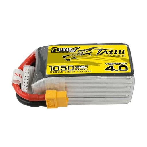 Батерия Tattu R-Line 4.0 6S1P XT60 1050mAh 22.2V 130C