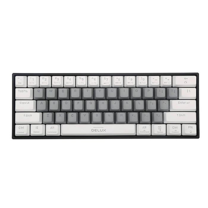 Безжична механична клавиатура Delux KM33 RGB двоен режим 