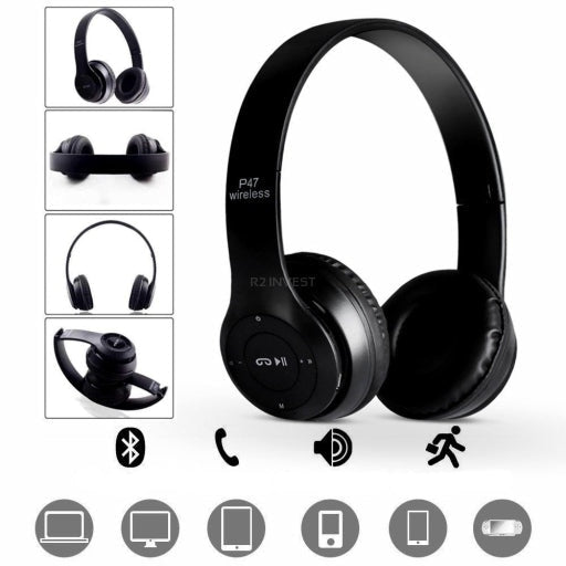 Безжични слушалки HQWear P47 Bluetooth 4.1 Черен