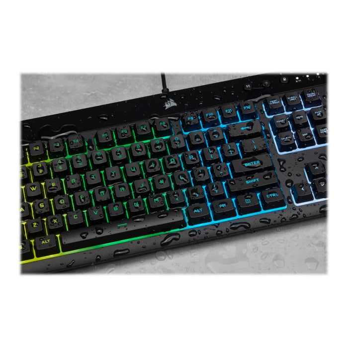 Гейминг клавиатура CORSAIR K55 PRO RGB 1.82m IP42