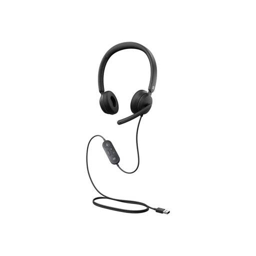 MS Modern USB Headset BG/YX/LT/SL цвят черен