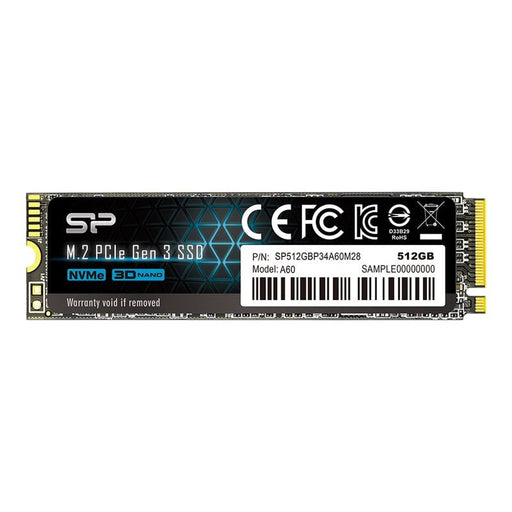 Вътрешен SSD SILICON POWER P34A60 512GB M.2 PCIe