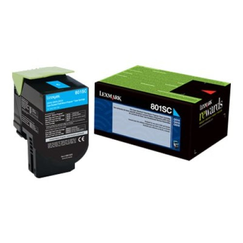 Тонер LEXMARK 802SC toner cartridge cyan standard