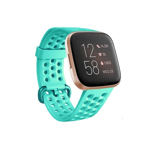 Дишаща силиконова каишка за Фитбит/Fitbit Versa 2