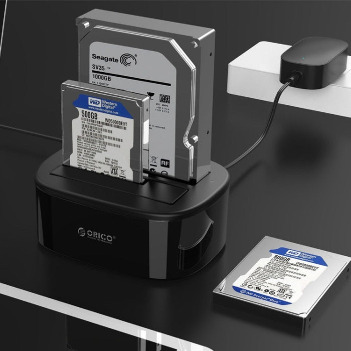 Докинг станция с функция клониране Orico Dual Bay USB3.0 HDD