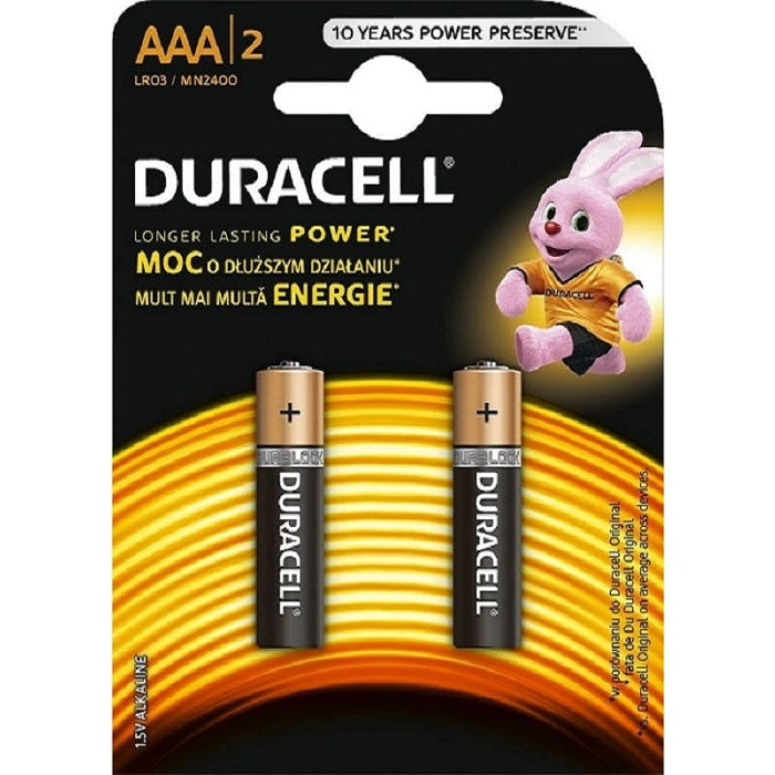 Duracell Basic LR03 AAA алкални батерии 2 броя