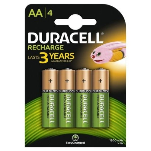 Duracell NiMH 1300mAh LR6/AA зареждаеми батерии 4 броя